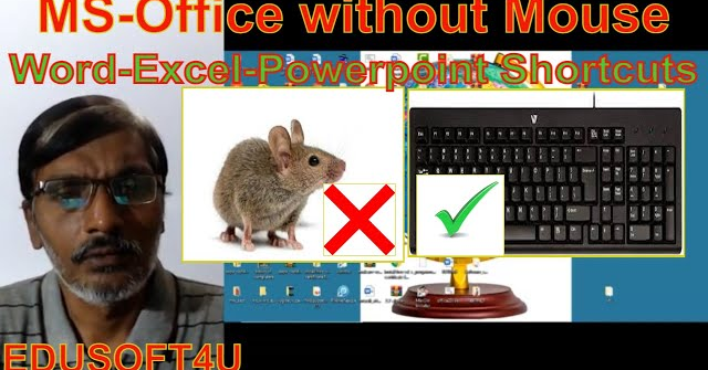 MS Office shortcut keys or Shortcuts in word-excel-power point