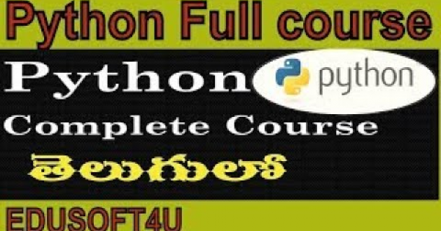 Python complete course in Telugu - Python Language Full Tutorial in Telugu