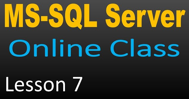 SQL Server Online Class 7 - select statement clauses and select into statement