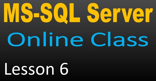 SQL Server Online Class 6 - Operators in SQL server