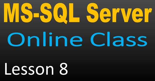 SQL Server Online Class 8 - indexes in SQL Server