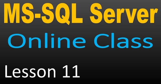 SQL Server Online Class 11 - Views in SQL Server