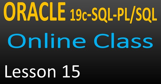 Oracle online class 15 - Subqueries in Oracle SQL Part 1