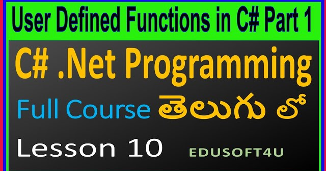 User Defined Functions in Oracle PL SQL- ORACLE SQL & PL/SQL Full Course in Telugu-Lesson-36