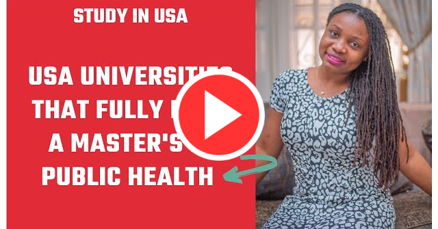 Fully Funded Public Health programs| USA Universities with Guaranteed Funding for MPH, M.Sc