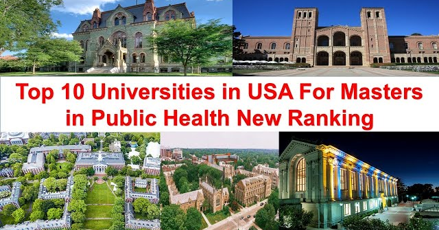 Top 10 UNIVERSITIES IN USA MASTERS IN PUBLIC HEALTH New Ranking